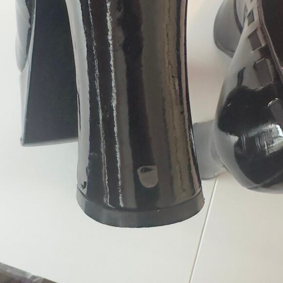 Hot Topic Y2K High Heel Platform Pumps Size 6 Black Whimsigoth Dark Romantic - Picture 7 of 7